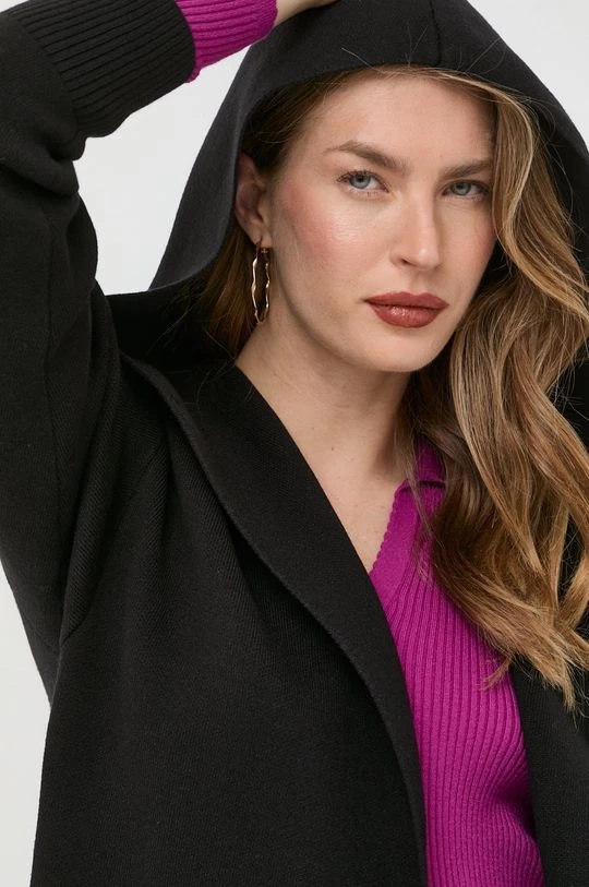 Γυναικεία Με φερμουάρ Πουλόβερ Morgan μαύρο - Image 4