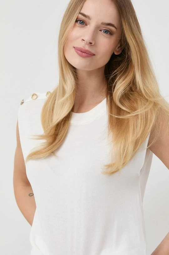 Γυναικεία Χωρίς φερμουάρ Γιλέκο Morgan άσπρο, - Image 4