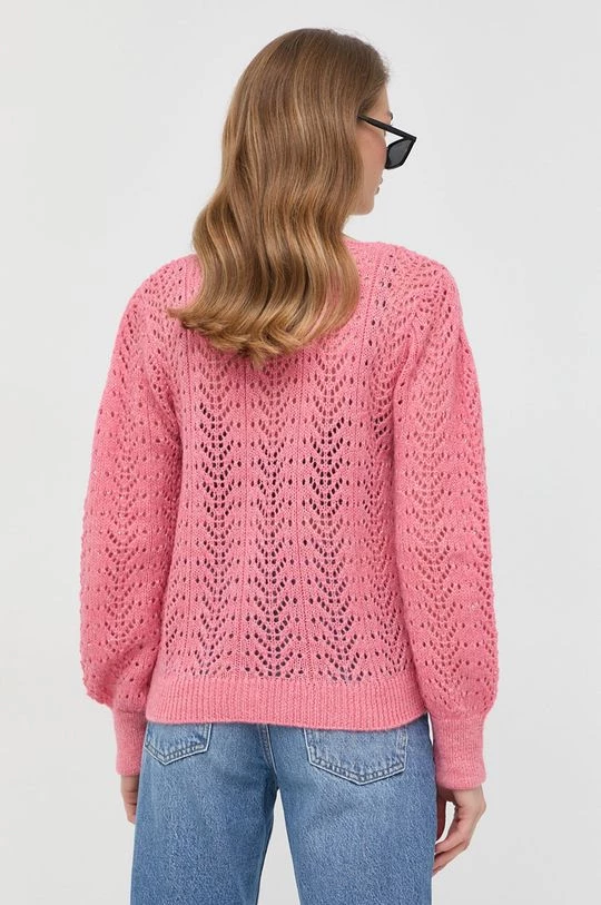 Γυναικεία Χωρίς φερμουάρ Πουλόβερ με προσθήκη μαλλιού Morgan χρώμα: ροζ, - Image 3