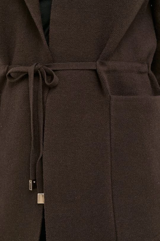 Γυναικεία Με φερμουάρ Πλεκτή ζακέτα Morgan καφέ - Image 5