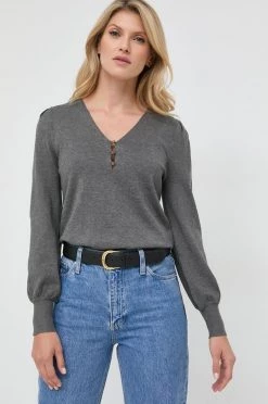 Γυναικεία Χωρίς φερμουάρ Πουλόβερ Morgan γκρι,