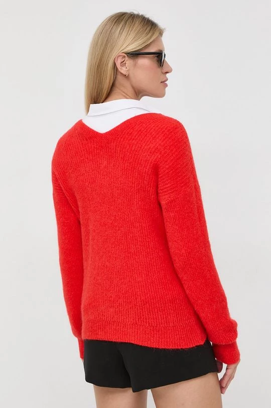 Γυναικεία Χωρίς φερμουάρ Πουλόβερ με προσθήκη μαλλιού Morgan χρώμα: κόκκινο, - Image 3