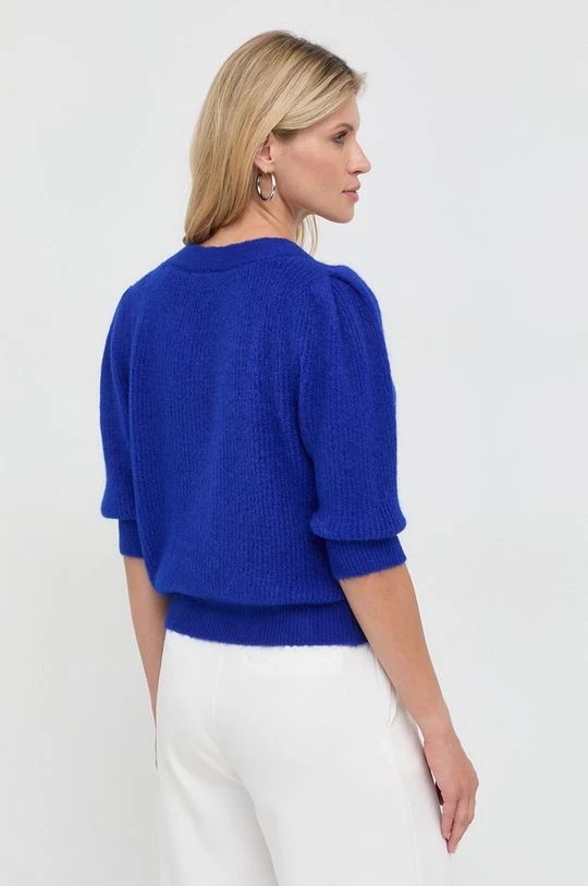 Γυναικεία Με φερμουάρ Ζακέτα από μίγμα μαλλιού Morgan ναυτικό μπλε - Image 3