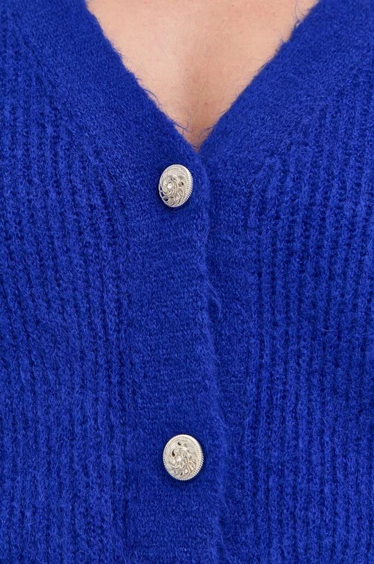 Γυναικεία Με φερμουάρ Ζακέτα από μίγμα μαλλιού Morgan ναυτικό μπλε - Image 5