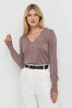 Γυναικεία Χωρίς φερμουάρ Πουλόβερ Morgan καφέ,