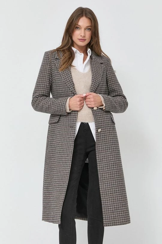 Γυναικεία Παλτά Παλτό από μείγμα μαλλιού Morgan μπεζ, - Image 4