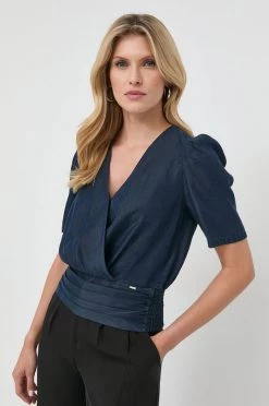 Γυναικεία Μπλούζες Μπλουζάκι Morgan ναυτικό μπλε