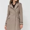 Γυναικεία Παλτά Μάλλινο παλτό Morgan μπεζ,