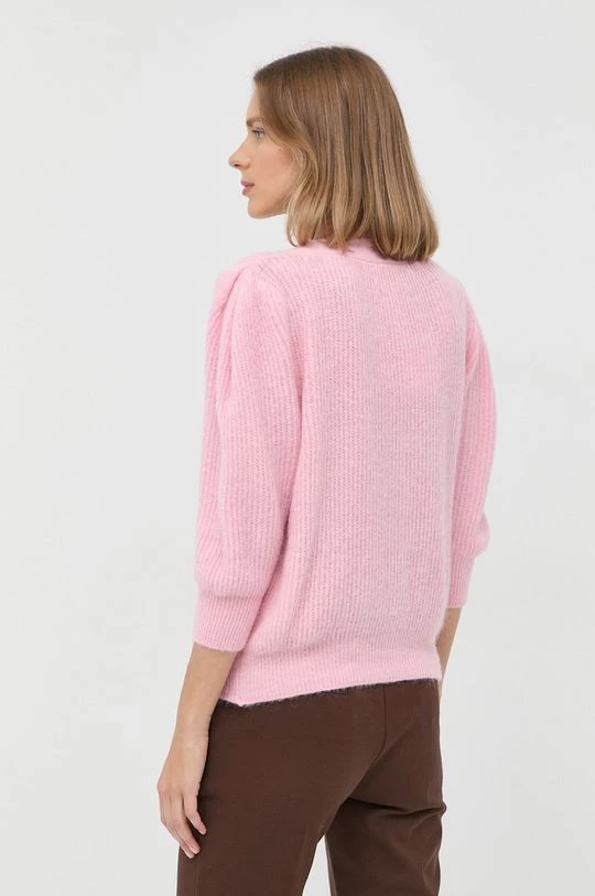 Γυναικεία Με φερμουάρ Ζακέτα από μίγμα μαλλιού Morgan ροζ - Image 3