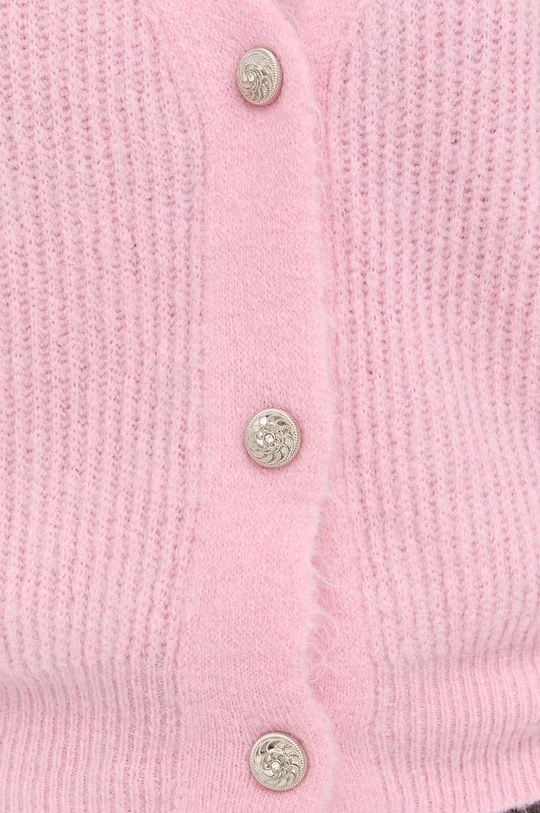 Γυναικεία Με φερμουάρ Ζακέτα από μίγμα μαλλιού Morgan ροζ - Image 5