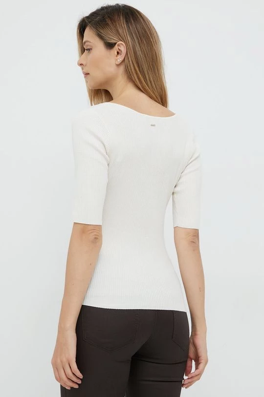 Γυναικεία Κοντομάνικο Μπλουζάκι Morgan μπεζ - Image 3