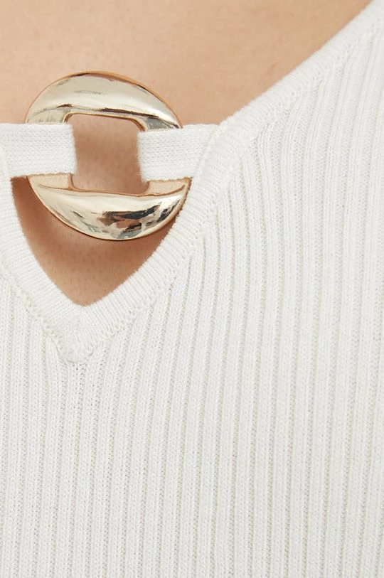 Γυναικεία Κοντομάνικο Μπλουζάκι Morgan μπεζ - Image 4