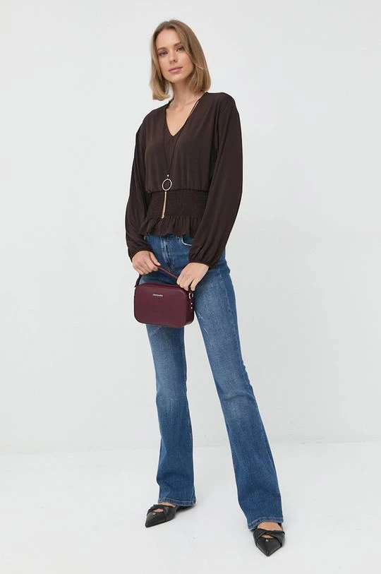 Γυναικεία Μπλούζες Μπλουζάκι Morgan καφέ - Image 2